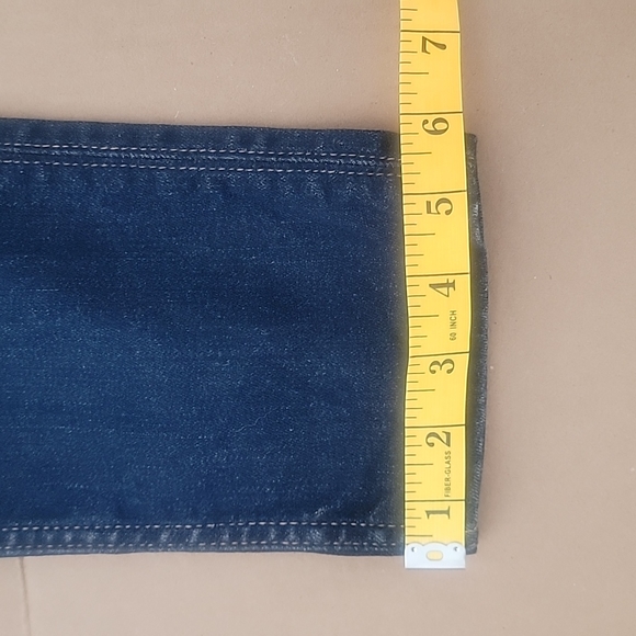 Hudson Jeans Collin Skinny NWOT Size 27 Waist Stretch Los Angeles  Dark Rinse - Picture 8 of 14
